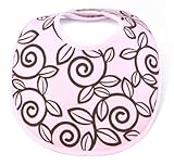 Infantissima Infant Bib, Trellis Pink by Infantissima