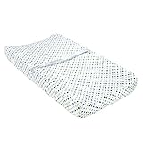 Carter's Popcorn Valboa Changing Pad Cover, Blue/Green Dot/Brown/White by Carter's