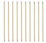 ネイル ウッドスティック スクエア スリム 10本セット