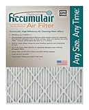 Accumulair Platinum MERV 11 Air Filter/Furnace Filters, 16 L x 21 W (Actual Size), 6 Piece by Accumu