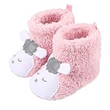 Domybest 秋冬 幼児スノーブーツ 子供用ファーストシューズ ベビー小児靴 かわいいサンプルのパターンを飾る 写真小道具 出産お祝い 柔らか 滑り止め 3-12ヶ月に適して
