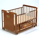 キンタロー ベビーベッド 「3WAY フォレスト エコ」組み替えて長く使えるロングライフ (ブラウン)