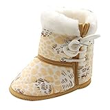 Zhhlinyuan 安定した品質 Unisex ベビー Winter Warm Soft Toddler Boots Shoes Infant Gift One Size