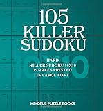 105 Killer Sudoku: Hard Killer Sudoku 10x10 Puzzles Printed in Large Font (Sudoku Killer)