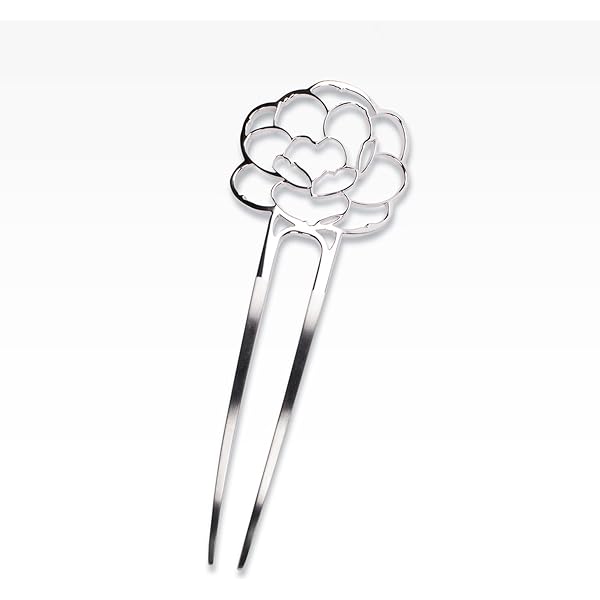 Amazon.co.jp: かんざし シルバー 簪 日本製 シンプル ステンレス 二本