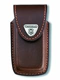 VICTORINOX BROWN LEATHER BELT POUCH (5-8 LAYER)