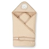 (ヤング)Young おくるみ 新生児 赤ちゃん ガーゼ スリーパー ぐっすり 包み込む あったか 可愛い 通気性 防寒 綿100% 出産祝い プレゼント 男女兼用 ベージュ