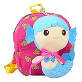 かわいい漫画のバックパック幼稚園ショルダーバッグファッションスクールバッグ、マーメイドA1