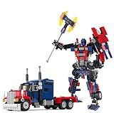 キッズ教育玩具Gudi Building Bricks Transforms into TruckまたはロボットMini Figures for Toddlers ABSセット( 377pcs )