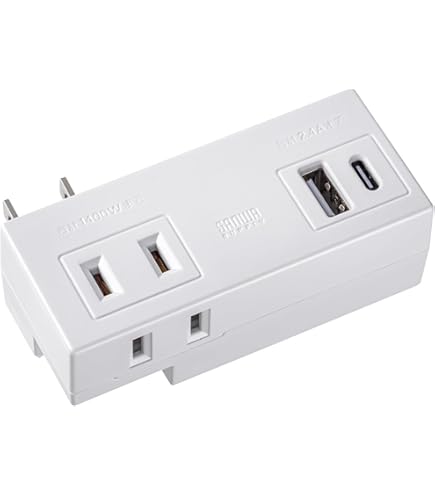 Amazon.co.jp: ヤザワコーポレーション 両挿しUSBフロントタップ 2.4A