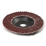 各種粒 # 80 径 100 mm * 3 mm アングルグラインダ研磨フラップディスクホイールのバリ取り