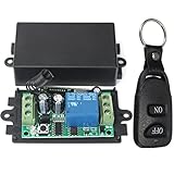 DC 12V 10Aリレー1CHチャンネルワイヤレスRFリモートコントロールスイッチレシーバ付きトランスミッタ