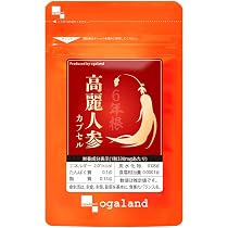 Amazon | オーガランド (ogaland) 高麗人参 (60粒 / 約1ヶ月分) | 高麗