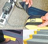 3" SafCord Carpet Cord Cover - Length: 12FT - Color: Black [並行輸入品]