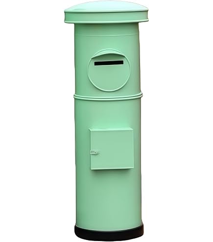 Amazon.co.jp: 信楽焼 レトロポスト(小・白色) ポスト レトロ 新聞受け