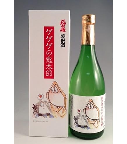 Amazon.co.jp: 千代むすび 鬼太郎のツボ 本醸造辛口 360ml 箱付 日本酒