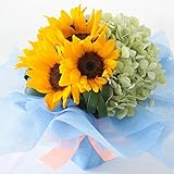 KOBE Flower smith ReiRi　そのまま飾れる ひまわりの花束 スタンドブーケ