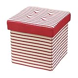 ストレージ ボックススツール(ピーカーブー) レッド