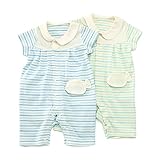 Piccolo (ピッコロ) 半袖グレコ(70～80cm)キムラタンの子供服 グリーン 70 (34181-151b)