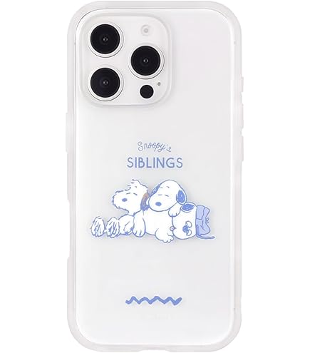 Tech21 スヌーピー iPhone 16plusケース（MagSafe対応） ピーナッツ スヌーピー iPhone16 MagSafe 対応 プランプフレームケース