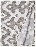 Bacati Ikat Grey Damask One Swaddling Muslin Blanket Single