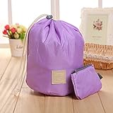 attachmenttou New Fashion Portable Makeup Drawstring Pouch Cosmetic Bag High Quality