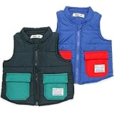 【アウトレット】Bobson ベスト (80～130cm) キムラタンの子供服 ブルー 120 ( 77219x77719-153 )