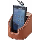 Studiolo レザー携帯&amp;メガネスタンド ブラウン 240-538BR