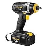 Tradespro 837886 14.4V 3/8" Drive Cordless Impact Wrench Kit [並行輸入品]