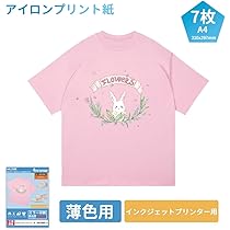 Amazon | TINY SPARK 転写シート アイロンプリントシート1.0 鏡像印刷