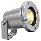 SLV Lighting 2227500U Nautilus IP67 Outdoor Floodlight, Silver Grey [並行輸入品]