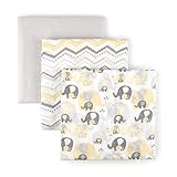 Tadpoles S / 3 Muslin Receiving Blanketsドリームキャッチャー、ブルー、ワンサイズ One-Size イエロー BRB3PC008