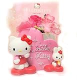 Hello Kitty プリザーブドフラワー キラキラハートキティ ピンク アーティフィシャルフラワー