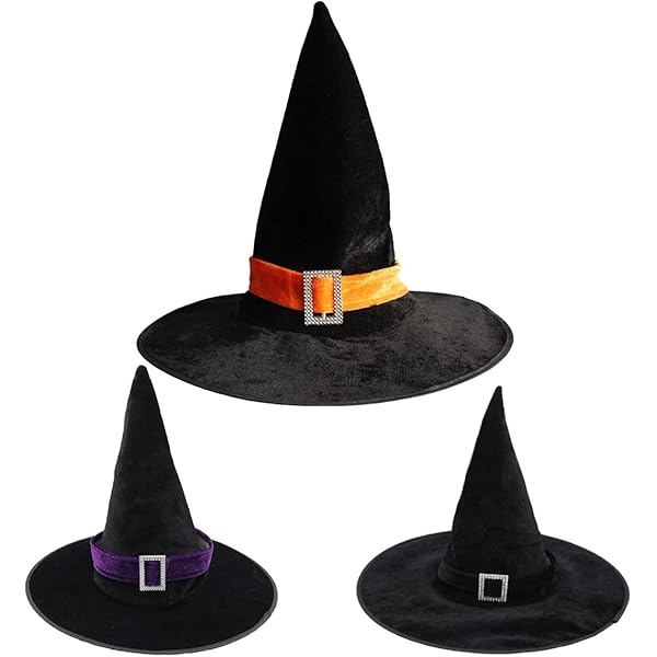 A&P 魔女ハット Amazon.co.jp: [マドルガーダ] ベロア調 魔女の帽子 ハロウィン