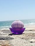 SeaThingz Flameless Candles – Sea Urchin屋内&屋外の装飾ノベルティ照明 – LED電池式Tealightのエレガントなホームデコレーション – ユニークな非標準