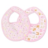 オーパス SANDRADEE スタイ よだれかけ ガーゼ タオル 生地 綿 100% 女の子 2枚組 セット リバーシブル ベビー 新生児