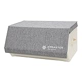 スタッキングボックスワイド　グレー