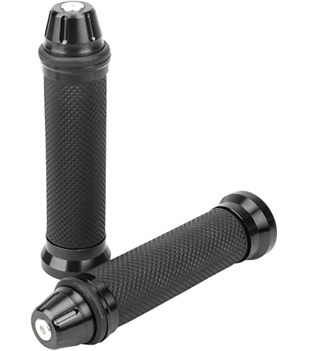 Amazon | アルミ製 ハンドル グリップ 22.2mm バーエンド 一体型