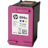 HP 804XL Genuine Original Tri-Color Ink Printer Cartridge works with HP ENVY Photo 6200, HP ENVY Photo 7100, HP ENVY Photo 78