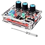 Kuman 信号発生器 XR2206 セット ファンクション 高精度 正弦/三角/正方形 信号発生器+手作ドライバー+10ピン 出力1Hz、1MHz 周波数振幅調整可能 K76