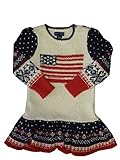 ラルフローレンの子供服　アメリカンフラッグ柄　２才用ニットワンピース アメリカンフラッグ [並行輸入品]