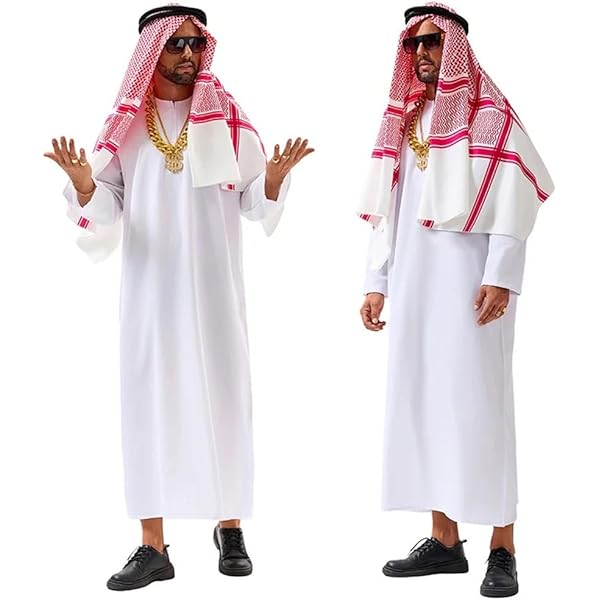 Amazon.co.jp: [NTEFYET] アラブ 石油王 コスプレ 男性