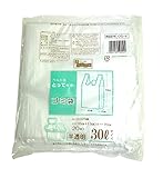 [日本技研工業] 取っ手付き ゴミ袋 半透明 30L 20枚入り 結んで運べる マチ付き 厚手 丈夫 業務用 厚み0.025×(横350+マチ150)×縦700mm CG-4