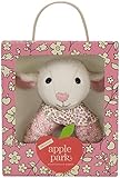 Apple Park Organic Patterned Rattle - Lamby [並行輸入品]