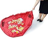 (ヘラサ)Herasa　おもちゃ 収納バッグ　おもちゃ入れ　部屋 お風呂 片付け　持ち運び