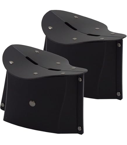 Amazon.co.jp: 折りたたみイス PATATTO パタット 320 ブラック／レッド