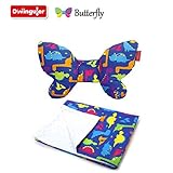 Dwinguler Butterfly Set - Head Support & Blanket (Dino) by Dwinguler