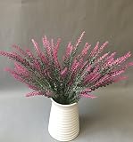 Jokhoo 5バンドル人工花ラベンダーブーケ人工植物Arrangement Lifelike Natural Fake植物を明るくUp Yourホーム装飾庭Officeパティオパーティーウェディング