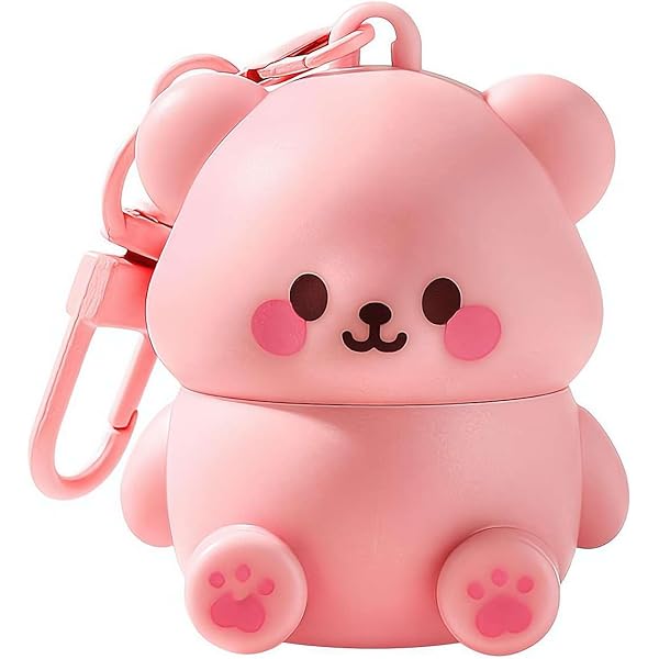 Amazon | 子供用のかわいいクマのリップクリーム、乾燥防止