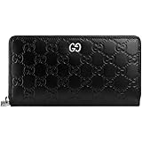 [グッチ] GUCCI 財布(長財布) 473928 CWC1N ブラック ドリアン グッチシマ シグネチャー カーフ レザー メタル GG ラウンド ジップ ウォレット メンズ レディース [ブランド] [並行輸入品] 【KIMIO】